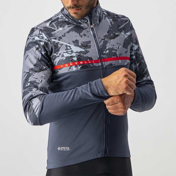 Giacca Ciclismo Finestre Jacket Dark Steel Blue/Vortex Grey