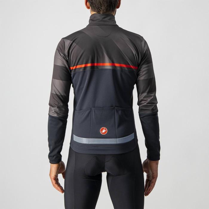 Giacca Ciclismo Finestre Jacket Light Black/Dark Grey-Red