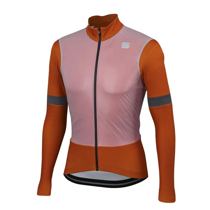 Giacca invernale Ciclismo Supergiara Thermal Jersey Sienna