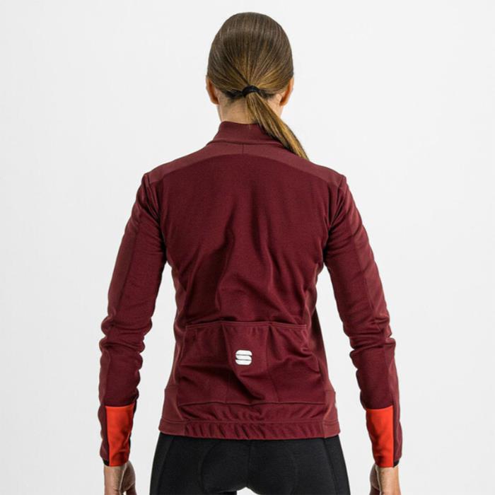 Giacca Invernale Ciclismo Tempo W Jacket Red Wine - taglia S