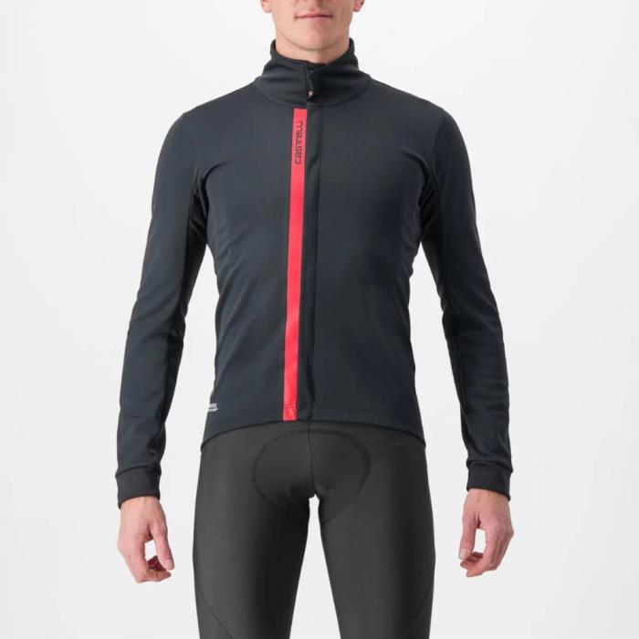 Giacca Ciclismo Uomo Entrata Jacket Light Black/Red