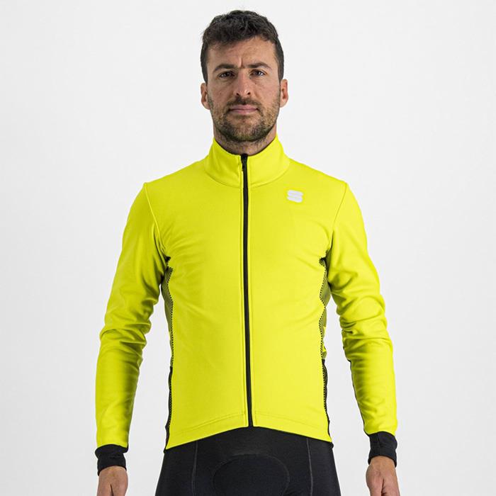 Giacca Ciclismo Uomo Neo Softshell JKT Giallo/Nero