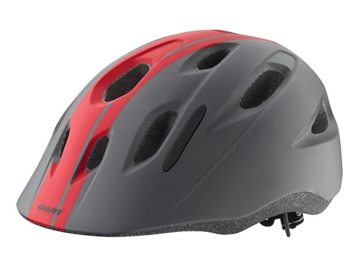 Casco bici da bambino Hoot Matte Race Grey/Red