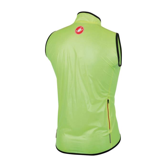 Gilet Ciclismo Antivento Sottile 2 Vest Yellow Fluo - taglia XL