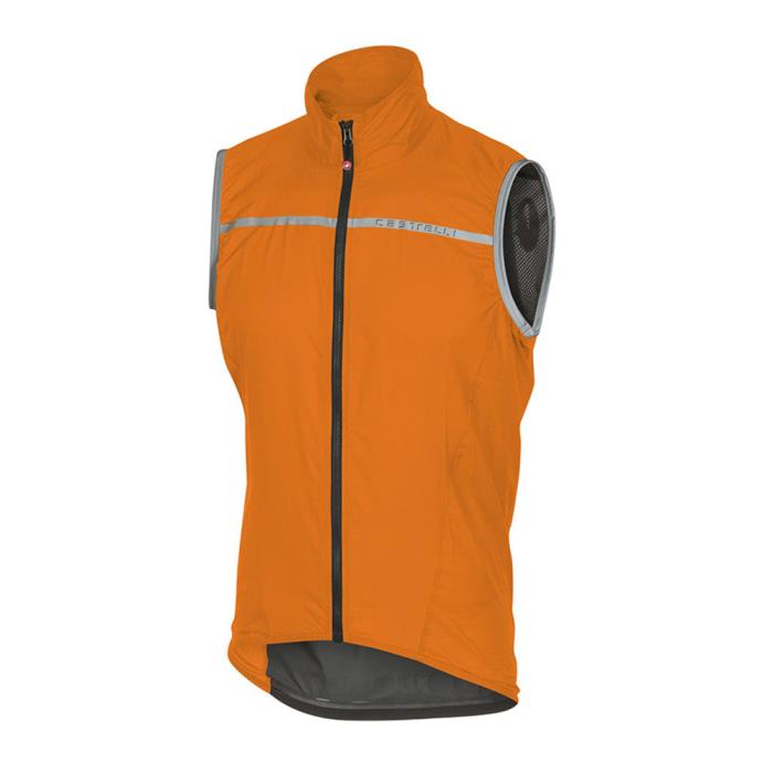 Gilet Ciclismo Antivento Superleggera Vest Orange