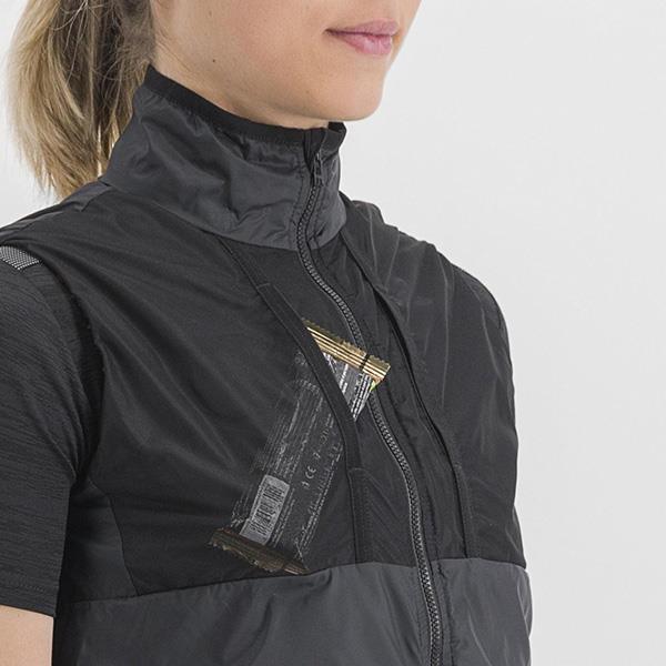 Gilet Ciclismo Donna Giara Layer Vest Nero