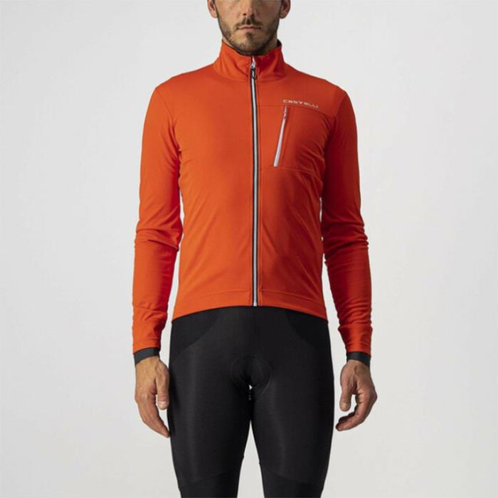 Giacca Ciclismo Go Jacket Fiery Red/Silver Gray