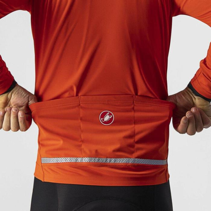 Giacca Ciclismo Go Jacket Fiery Red/Silver Gray