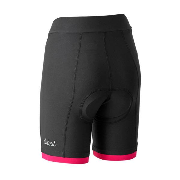 Pantaloncini ciclismo Instinct W Short Black/Fucsia