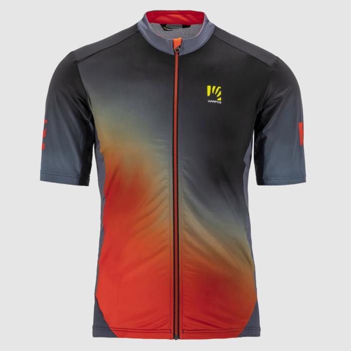 Maglia ciclismo Jump Black/Ombre Blue/Flame Jersey 