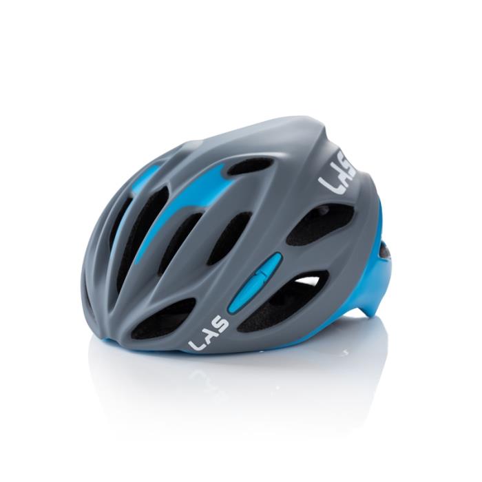 Casco bici Las Cobalto Matt Grey/Light Blue - taglia L/XL