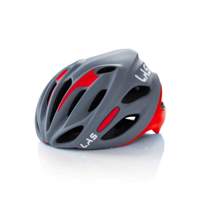 Casco bici Las Cobalto Matt Grey/Red - taglia L/XL