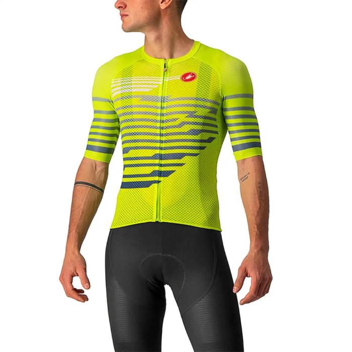 Maglia ciclismo Climber's 3.0 SL JRS Lime Green/Electric Blue