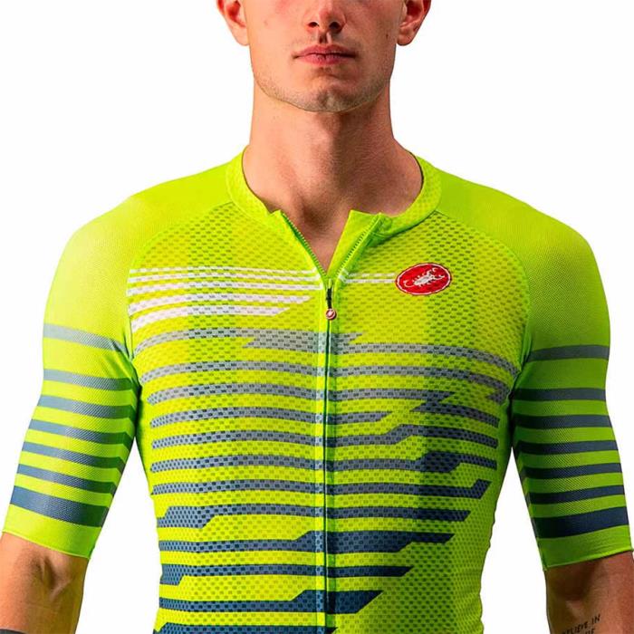 Maglia ciclismo Climber's 3.0 SL JRS Lime Green/Electric Blue