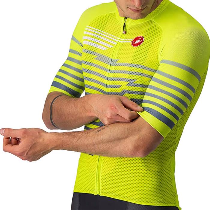 Maglia ciclismo Climber's 3.0 SL JRS Lime Green/Electric Blue