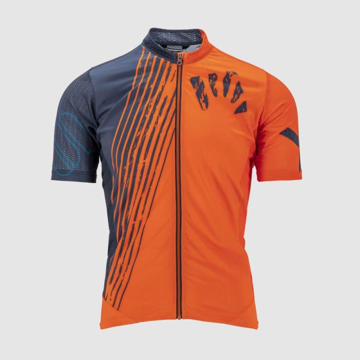 Maglia ciclismo Green Fire Orange