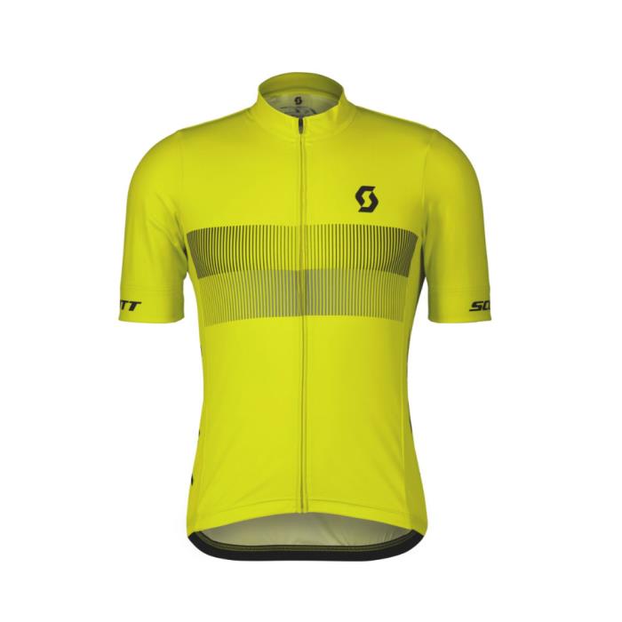 Maglia Ciclismo Uomo RC Team 10 yellow/black | Maniche Corte