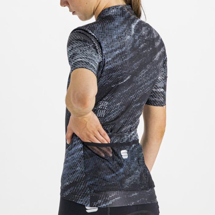 Maglia ciclismo Cliff Supergiara W Jersey Black