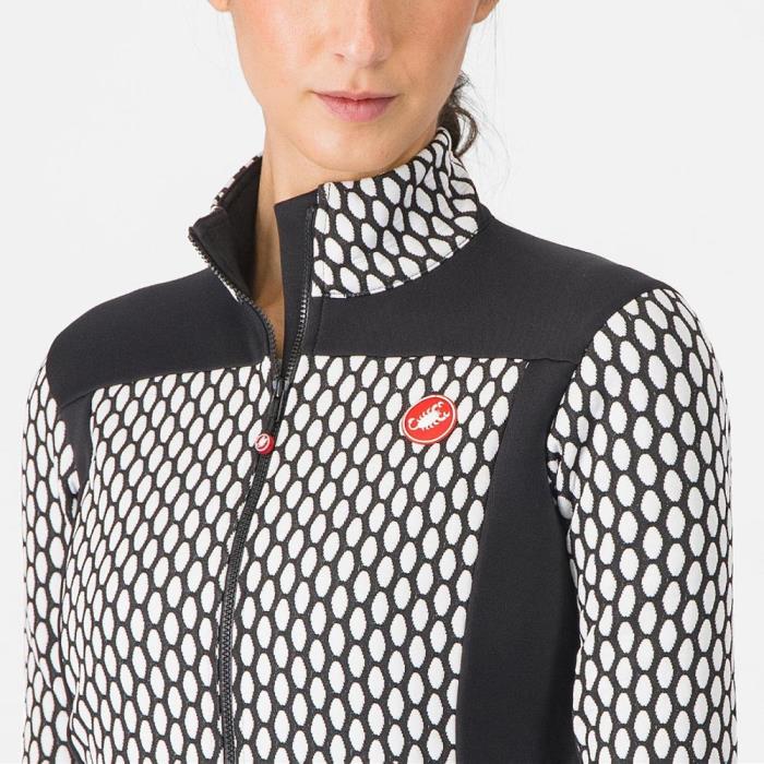 Maglia Ciclismo Donna Sfida 2 Jersey FZ Black/White