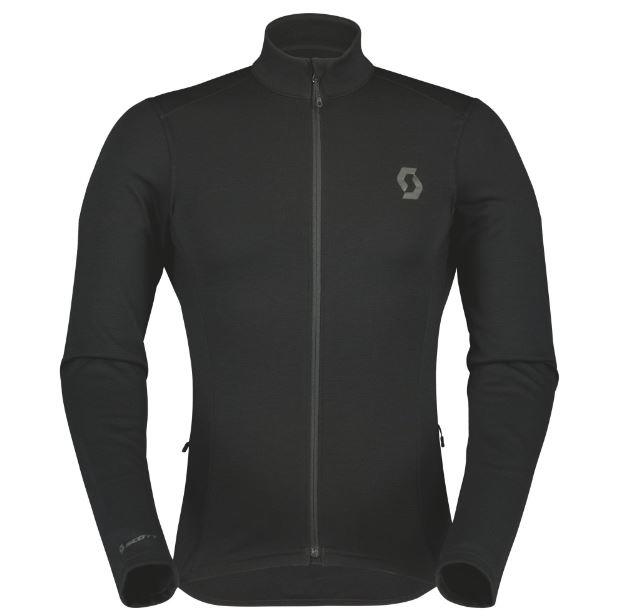 Maglia ciclismo uomo Gravel Merino Black