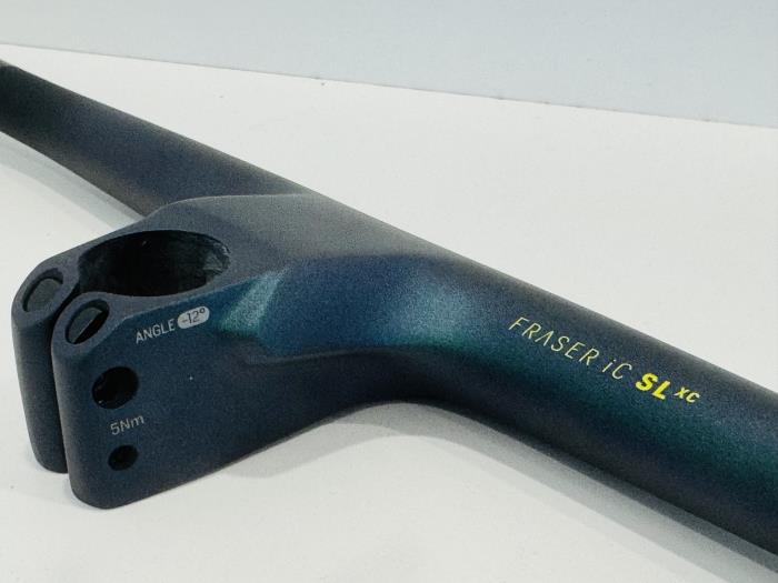 Manubrio Mtb Cockpit Integrato Syncros Fraiser IC SL XC Verde 60mm Angle -12°