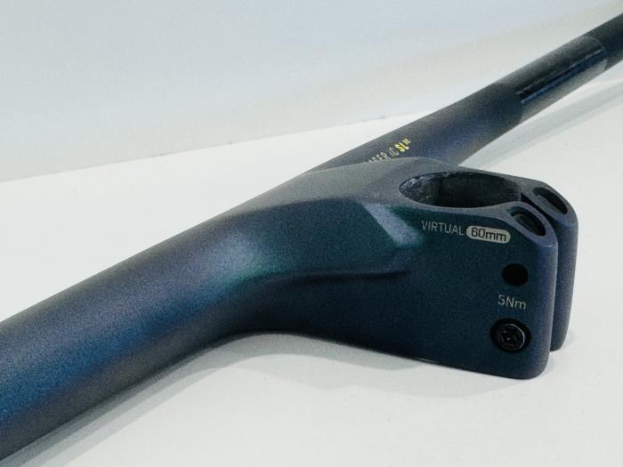 Manubrio Mtb Cockpit Integrato Syncros Fraiser IC SL XC Verde 60mm Angle -12°