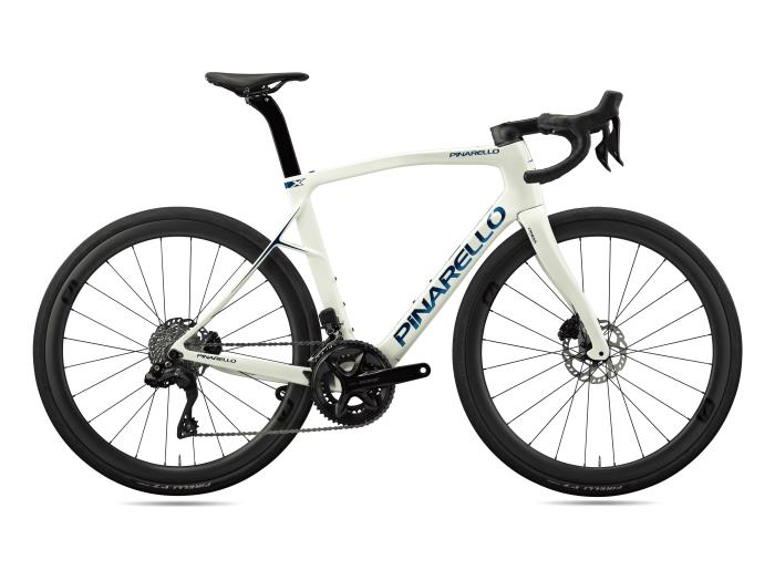 Bici da corsa nuova Pinarello X5 Xolo Crystal White ruote Most Ultrafast 40mm