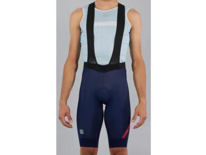 Salopette ciclismo Fiandre NoRain 2 Bibshort Blu