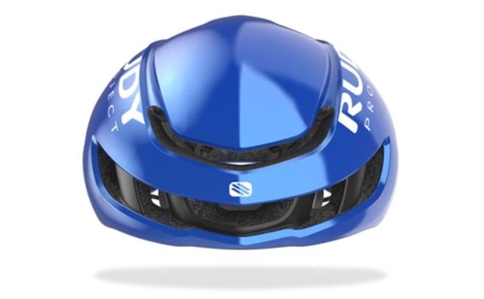 Casco bici Nytron Metal Blue Shiny- Black Matte