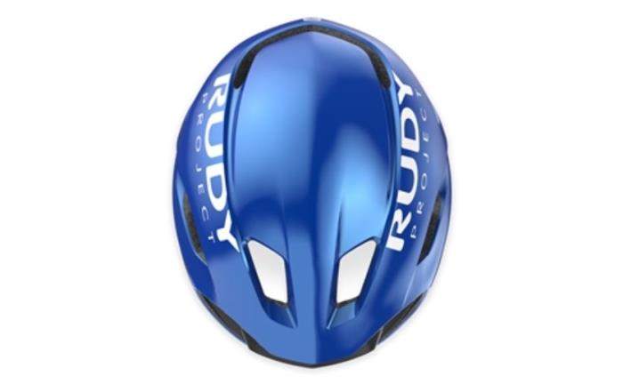 Casco bici Nytron Metal Blue Shiny- Black Matte