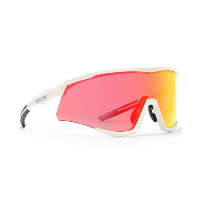 Occhiali ciclismo Wallone White Red