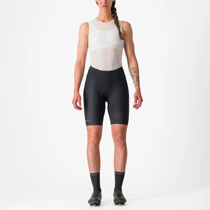 Pantaloncini ciclismo Donna Espresso W Black