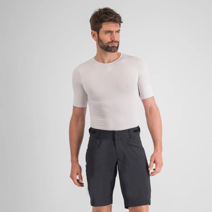 Pantaloncini ciclismo Uomo Supergiara Overshort Black