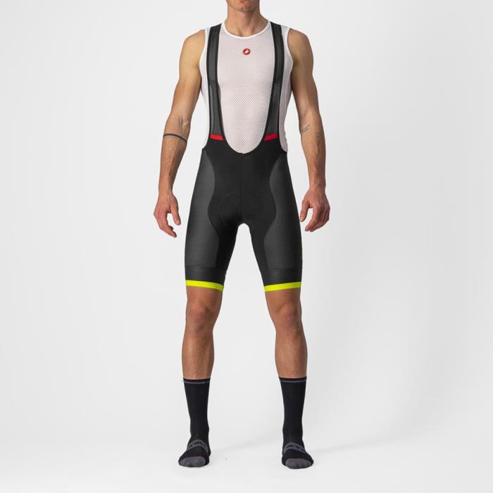 Pantaloncino ciclismo Uomo Competizione Kit Bibshort Nero/Lime