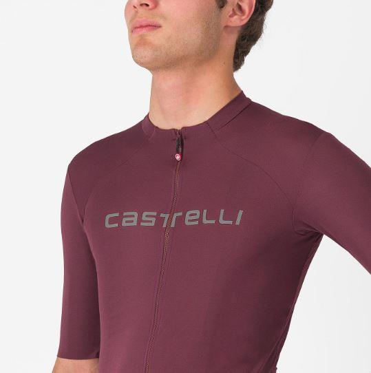 Maglia Ciclismo Uomo Prologo Lite Deep Bordeaux Castelli