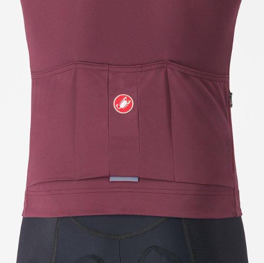 Maglia Ciclismo Uomo Prologo Lite Deep Bordeaux Castelli