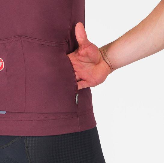 Maglia Ciclismo Uomo Prologo Lite Deep Bordeaux Castelli