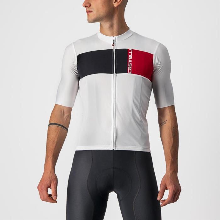 Maglia Ciclismo Prologo 7 Jersey Ivory Light BLack