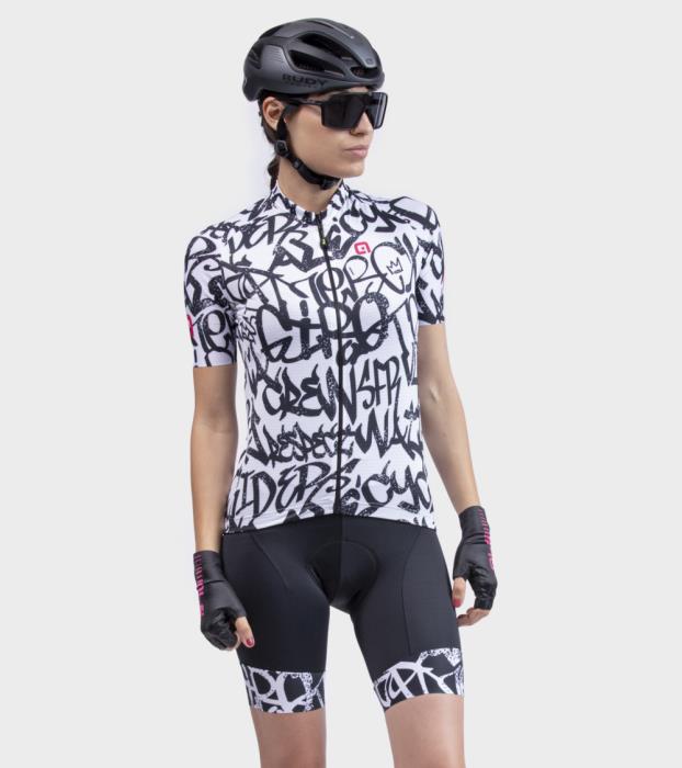 Maglia ciclismo Solid Ride Black/White