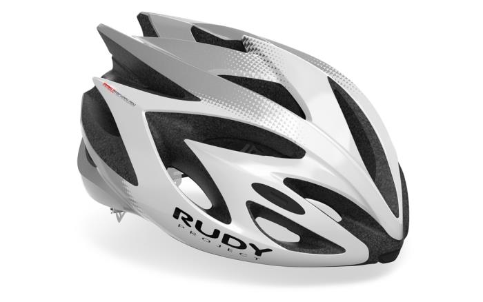 Casco bici Rush White/Silver Shiny