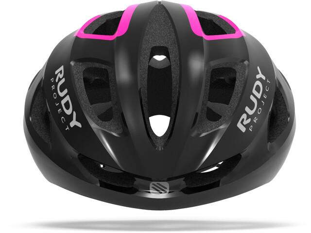 Casco bici Strym Black/Pink Fluo Shiny