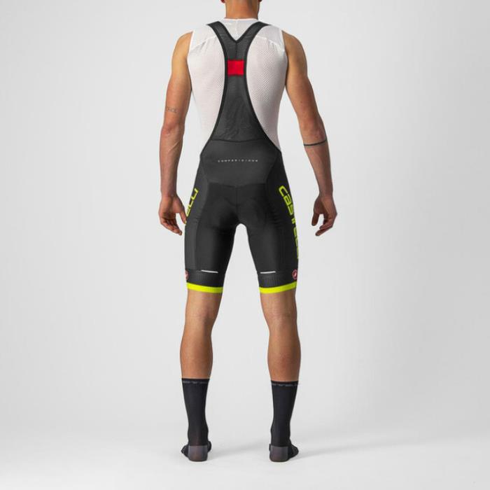 Salopette ciclismo Competizione Kit Bibshort Black/Electric Lime