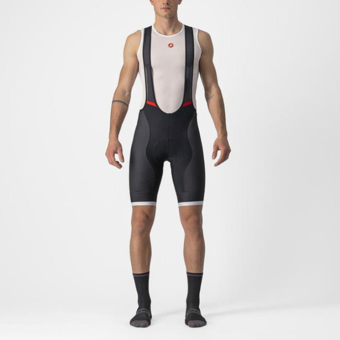 Salopette ciclismo Competizione Kit Bibshort Black/Silver Grey