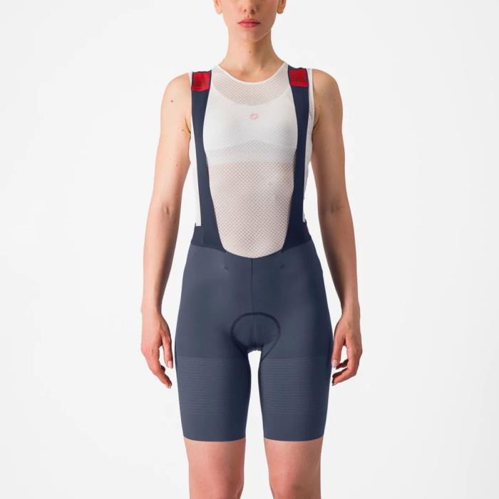 Salopette ciclismo Donna Premio Black W Steel Blue 