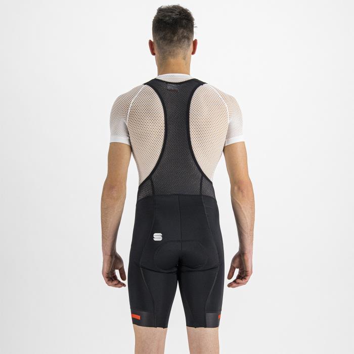 Salopette ciclismo Neo Bibshort Black/Chili Red