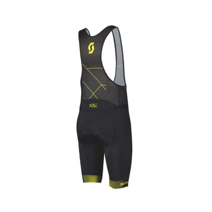Salopette Ciclismo Uomo RC Team ++ Black/Sulphur Yellow