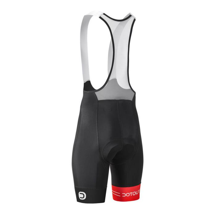 Salopette ciclismo Team Bib Short Black/Red