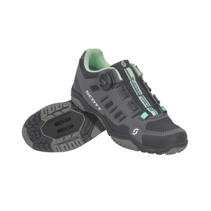 Scarpe MTB Crus-R Boa Lady Dark Grey/Mint Green