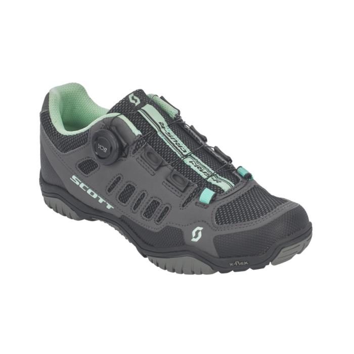 Scarpe MTB Crus-R Boa Lady Dark Grey/Mint Green