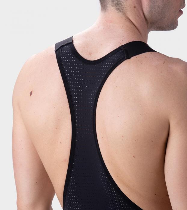 Pantaloncini ciclismo con bretelle da uomo PR-R Sella Plus White